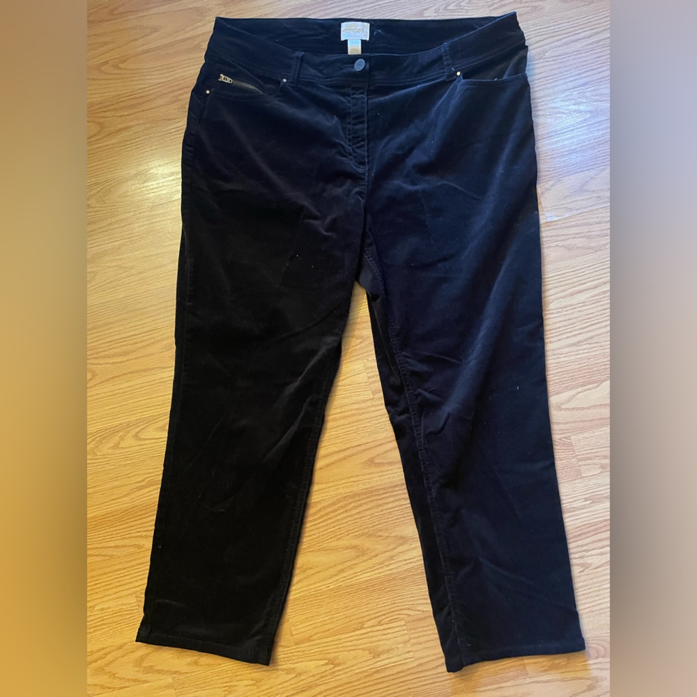 Chico's Elegant Black Cropped Pants